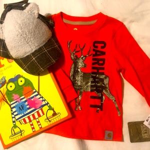🐻🦌 little boy hunting bundle - size 12 months